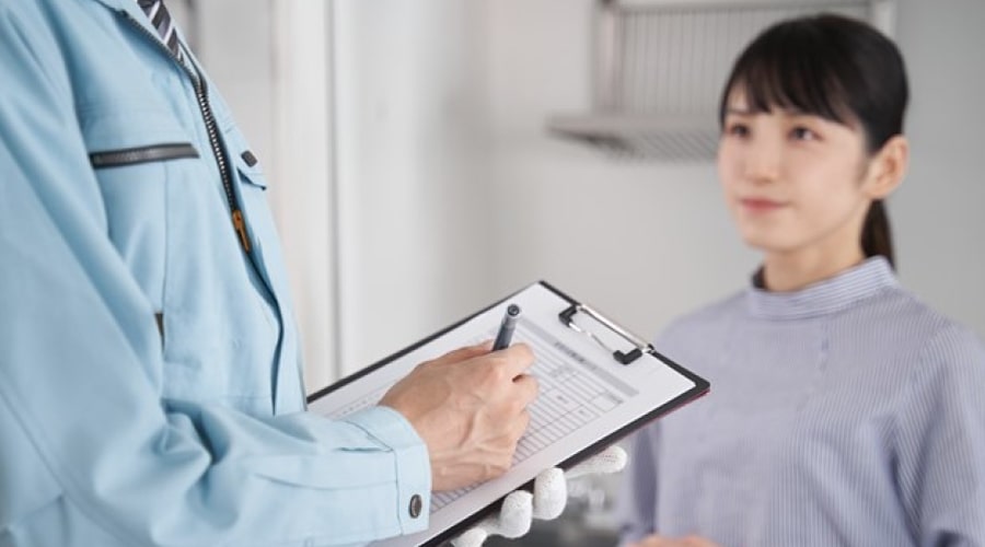 安心・安全のためにしっかり時間をかけます