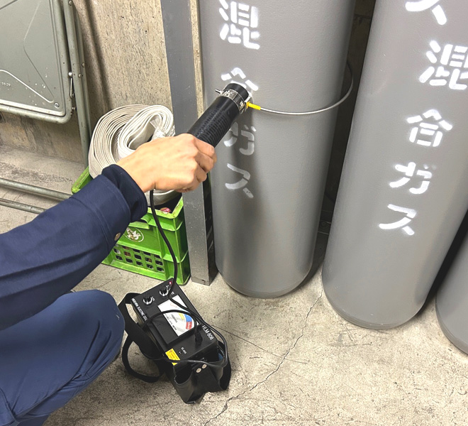 ガス消火設備点検